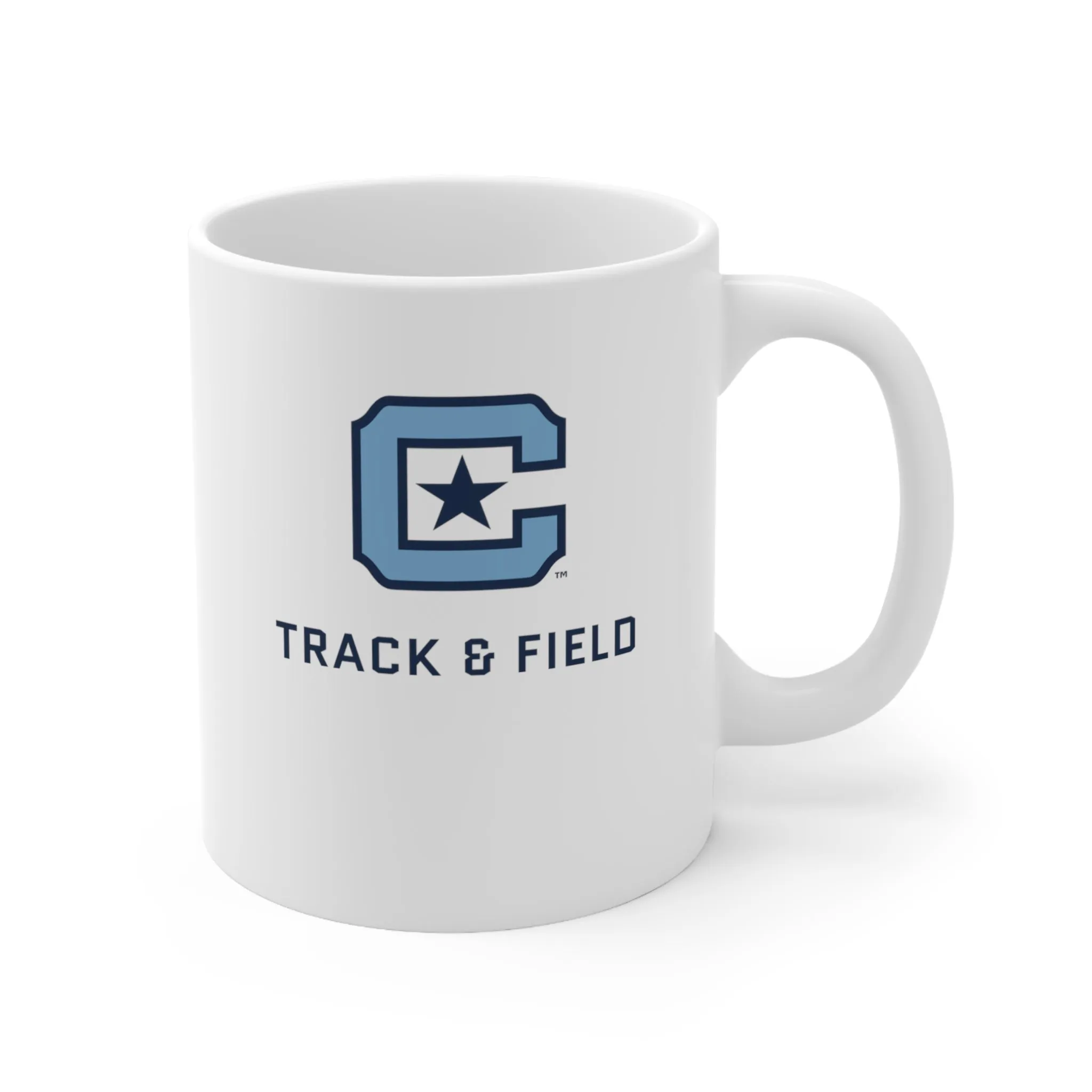 The Citadel Block C Logo, Sports Track & Field, Ceramic Mug 11oz