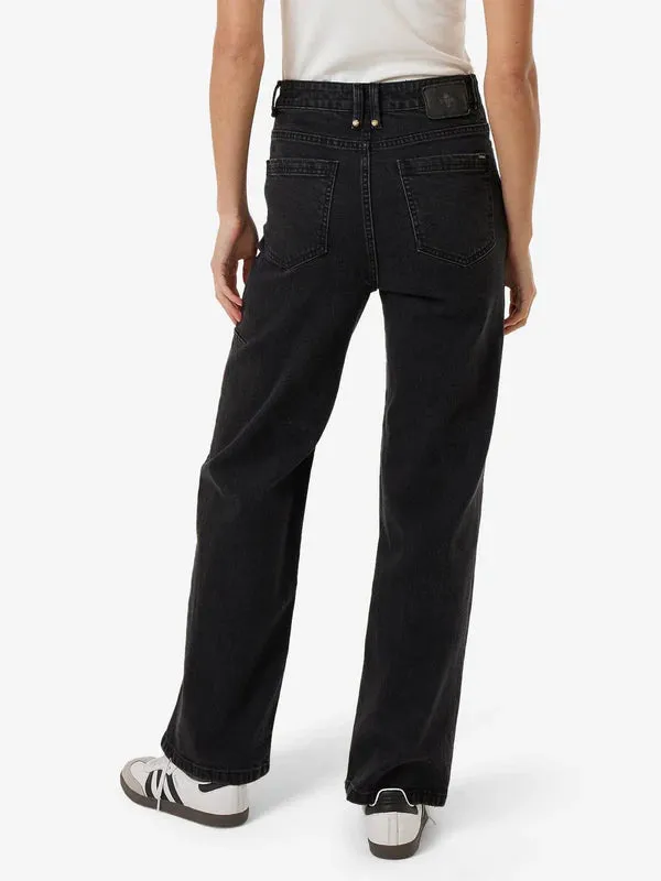 Thrills Cherry Stretch Jean - Aged Black