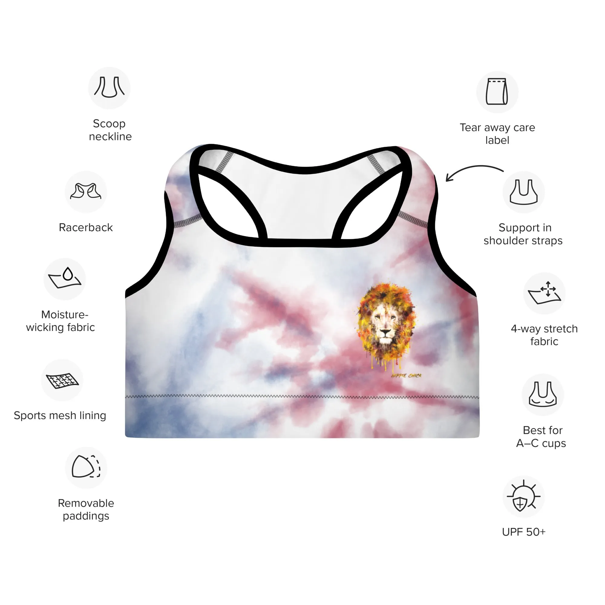 Tie Dye Sports Bra