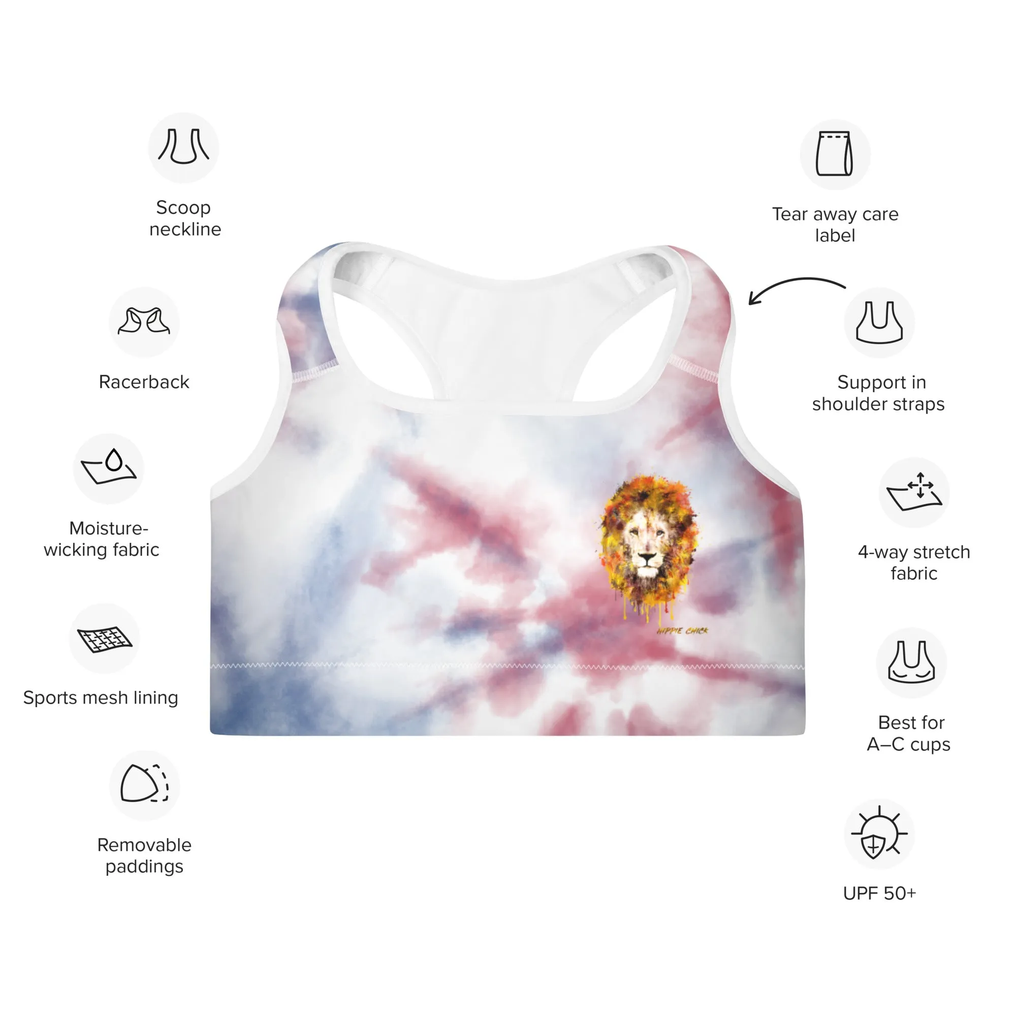 Tie Dye Sports Bra