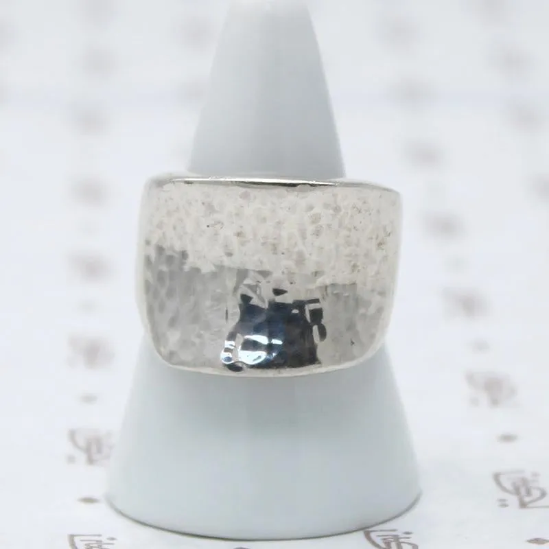 Tough & Sophisticated Chunky Silver Band