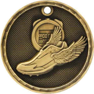 Track 3-D 2" Medal