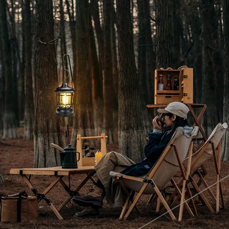 ✨Tragbare Retro Camping Lampe