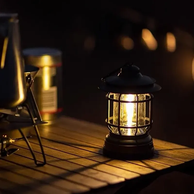 ✨Tragbare Retro Camping Lampe
