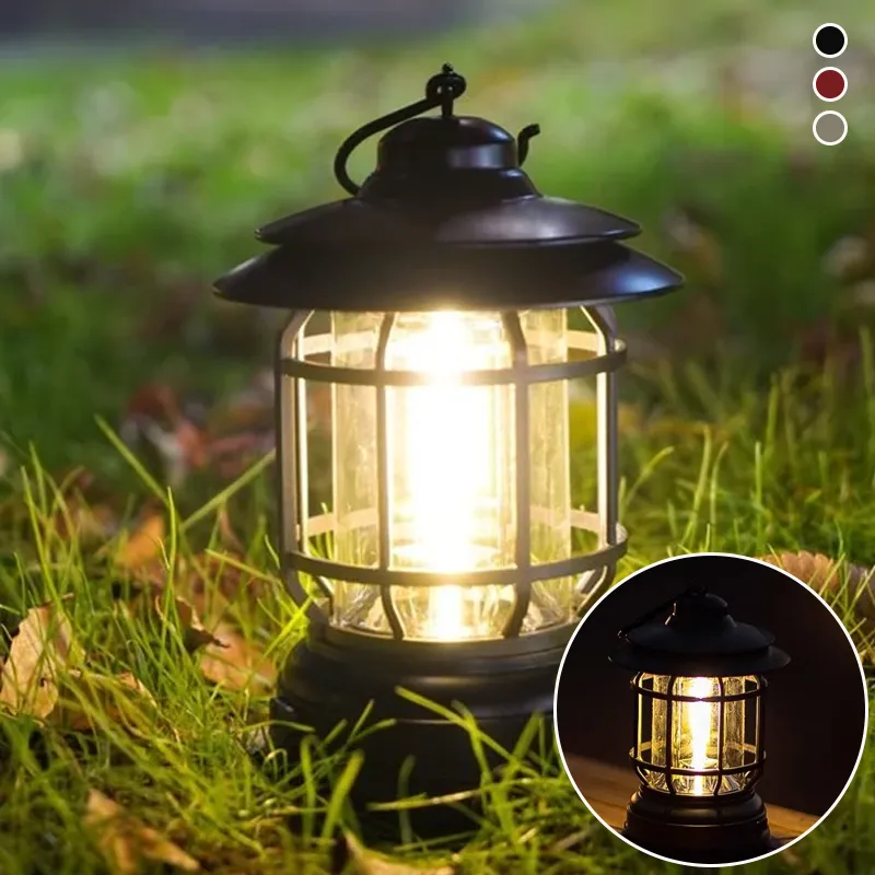 ✨Tragbare Retro Camping Lampe