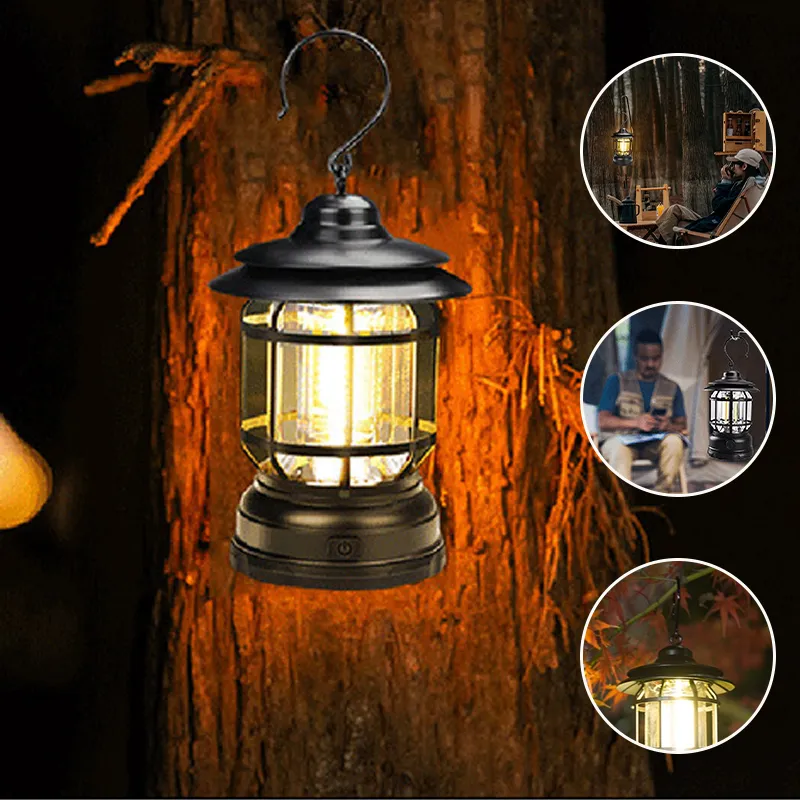 ✨Tragbare Retro Camping Lampe