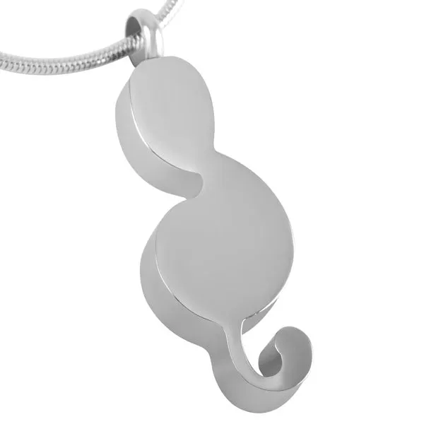 Treble Clef Cremation Urn Necklace
