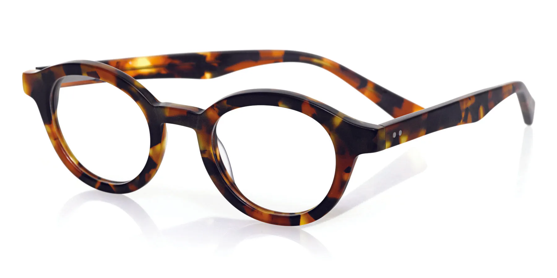 TV Party Average Color 30 - Matte Tortoise Front and Temple
