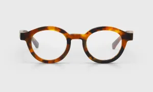 TV Party Average Color 30 - Matte Tortoise Front and Temple