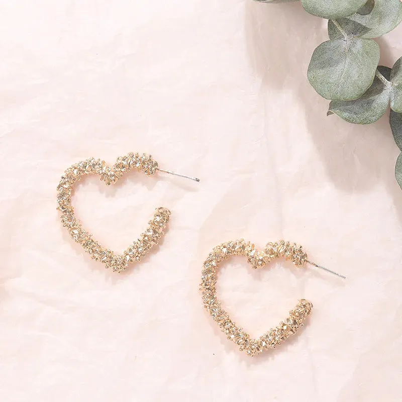 Unique Design Elegant Delicate Retro Exaggerated Multilayer Stud Earrings Women Jewelry