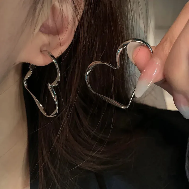 Unique Design Elegant Delicate Retro Exaggerated Multilayer Stud Earrings Women Jewelry