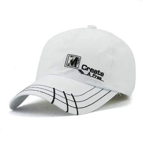 Unisex Baseball Embroidery Caps Summer Sunscreen Hip-Hop Cap Quick Drying Hats