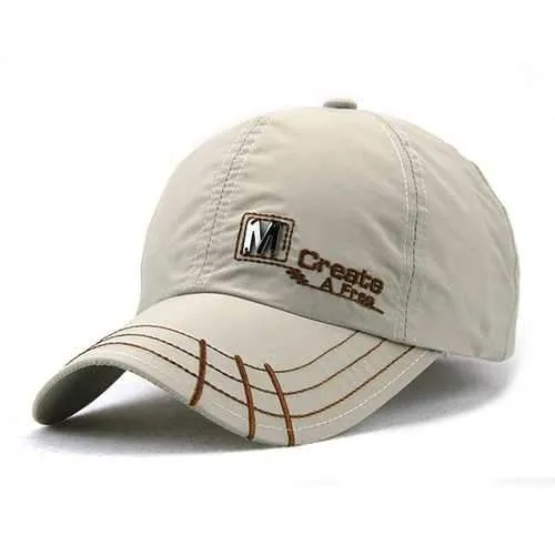 Unisex Baseball Embroidery Caps Summer Sunscreen Hip-Hop Cap Quick Drying Hats