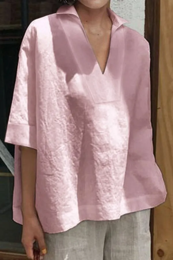 V neck Half Sleeve T-shirt