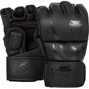 Venum 0666-M Challenger MMA Gloves, Medium (Black)