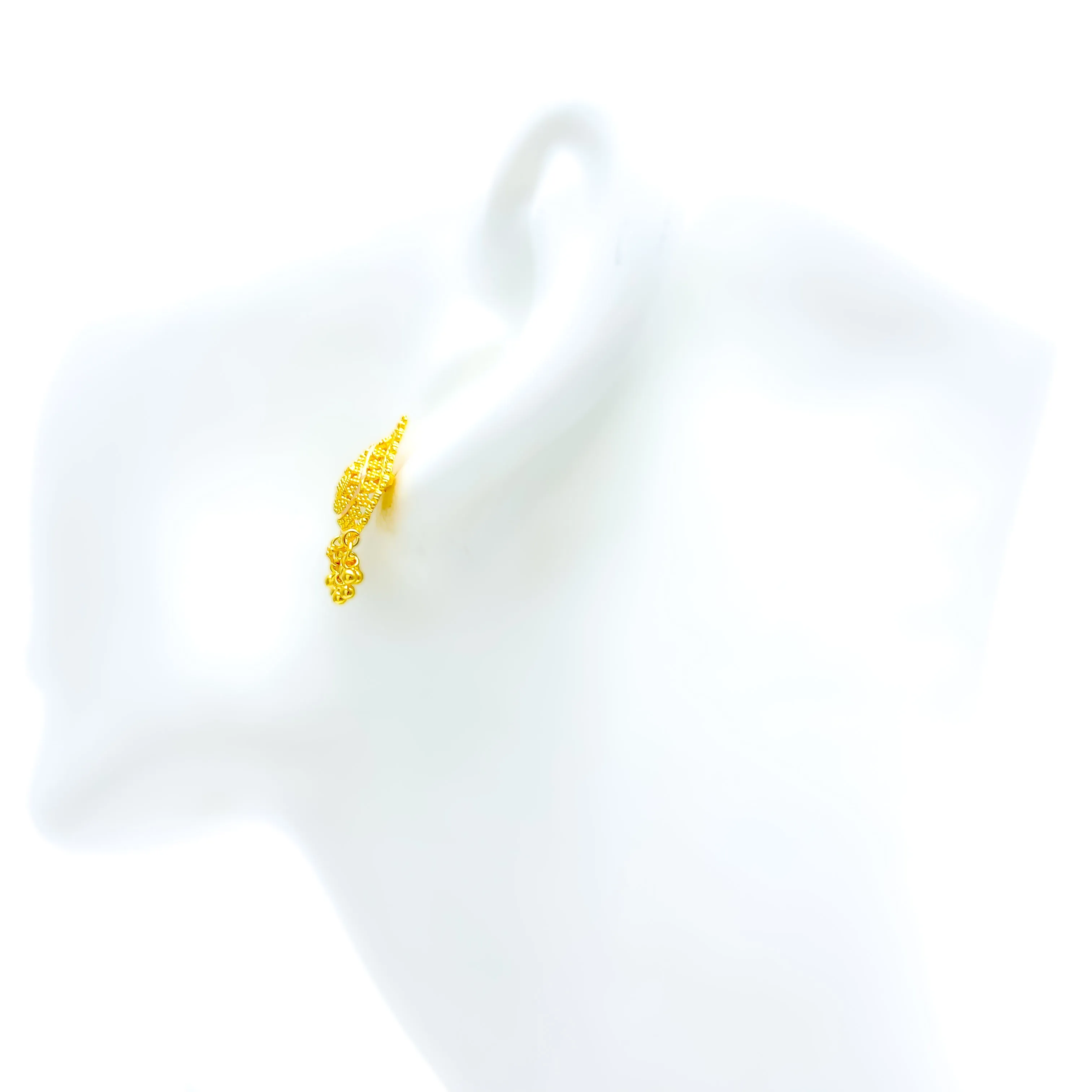 Vibrant Sophisticated 22k Gold Earrings