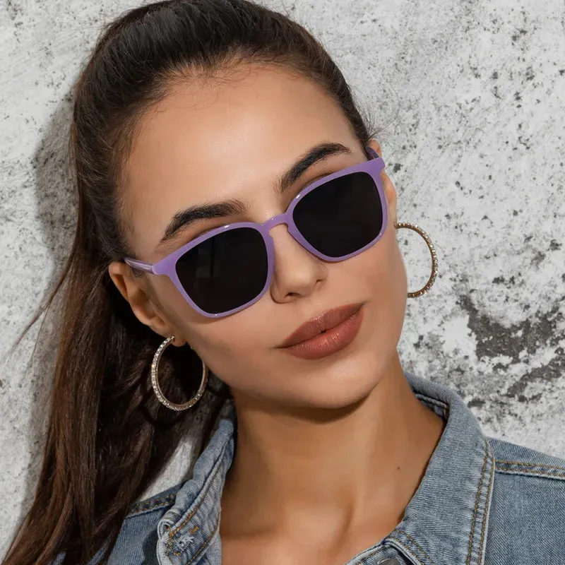 Vintage Square Women Sunglasses Luxury Men Mirror Sun Glasses Retro Female Shades