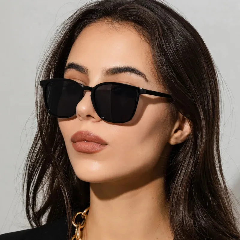 Vintage Square Women Sunglasses Luxury Men Mirror Sun Glasses Retro Female Shades