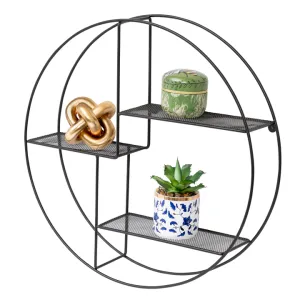 WALL MOUNTED CIRCLE SHELF
