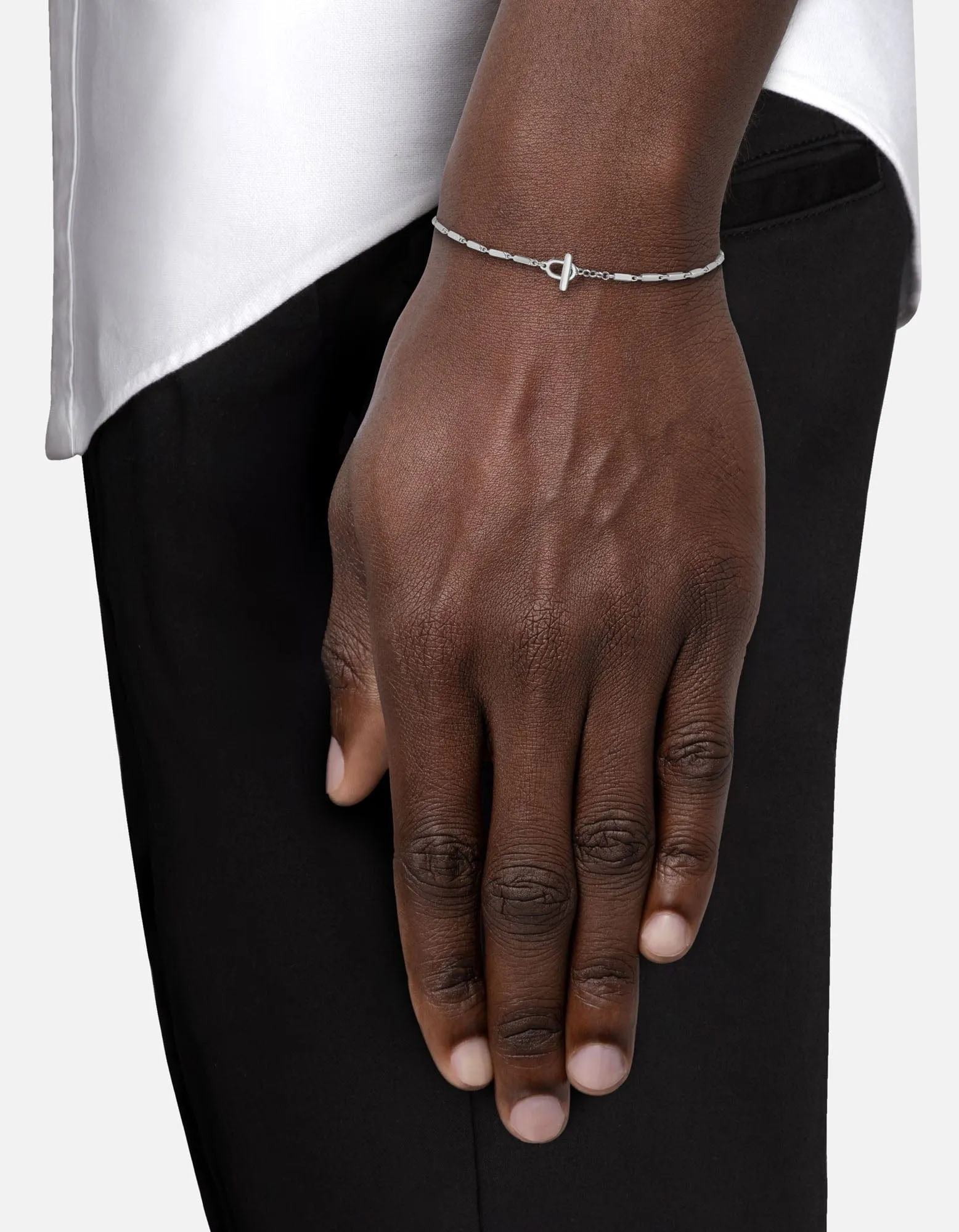Wes Chain Bracelet, Sterling Silver