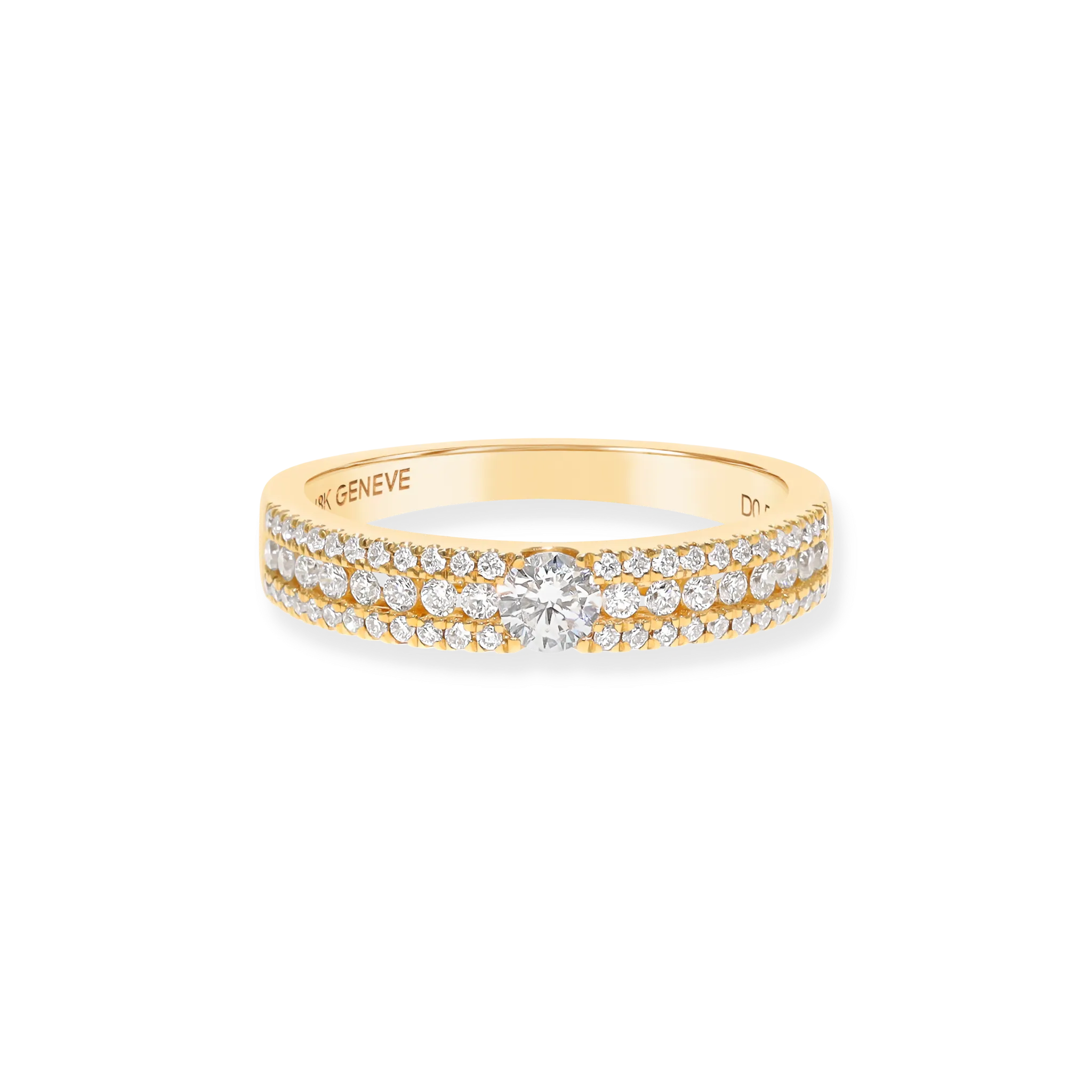 WHITE DIAMOND SOLITAIRE RING