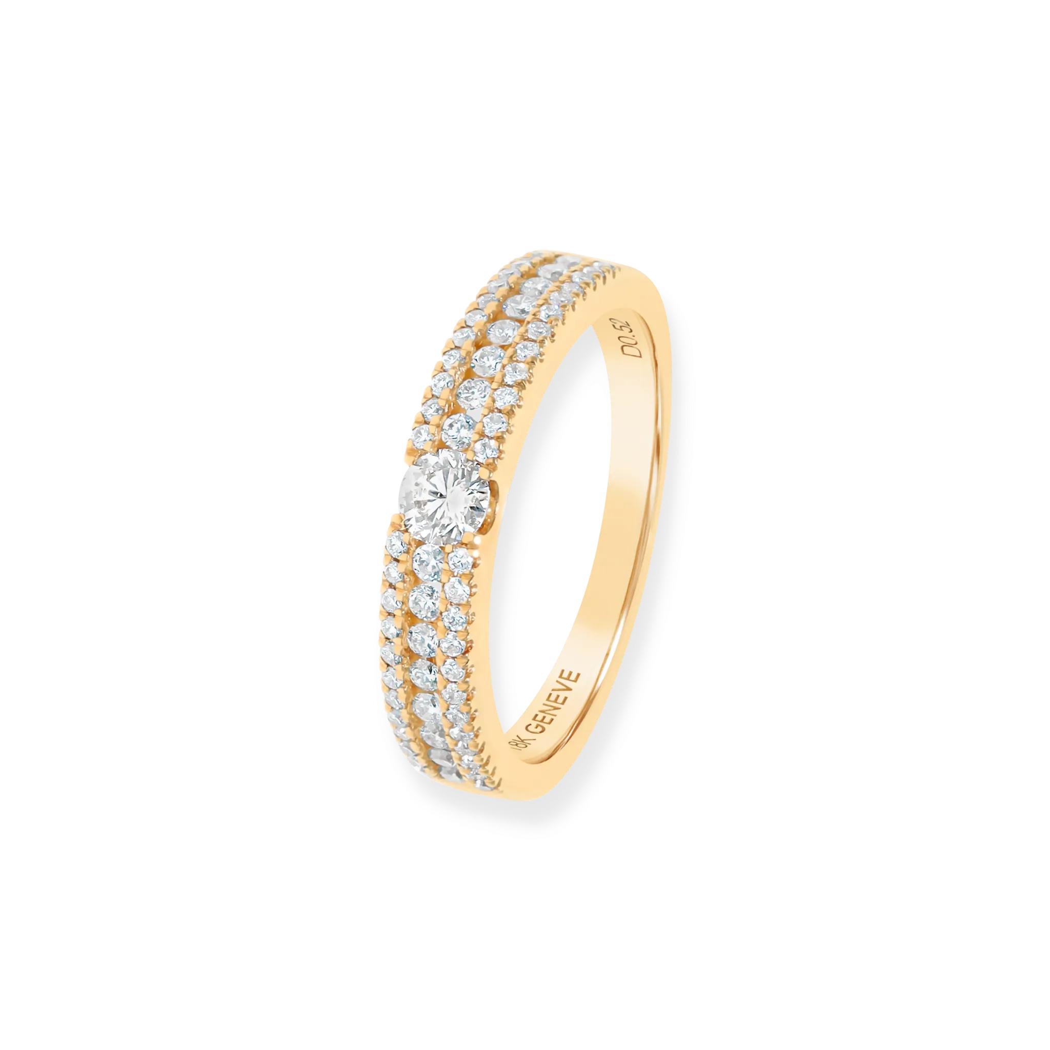 WHITE DIAMOND SOLITAIRE RING