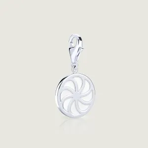 White Eternity Dangle Charm