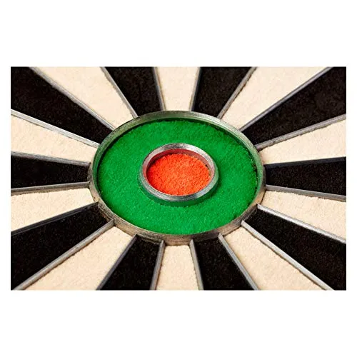 WINMAU Plastic Blade 5 Bristle Dartboard with All-New Thinner Wiring for Higher Scoring and Reduced Bounce-Outs (Multicolour)