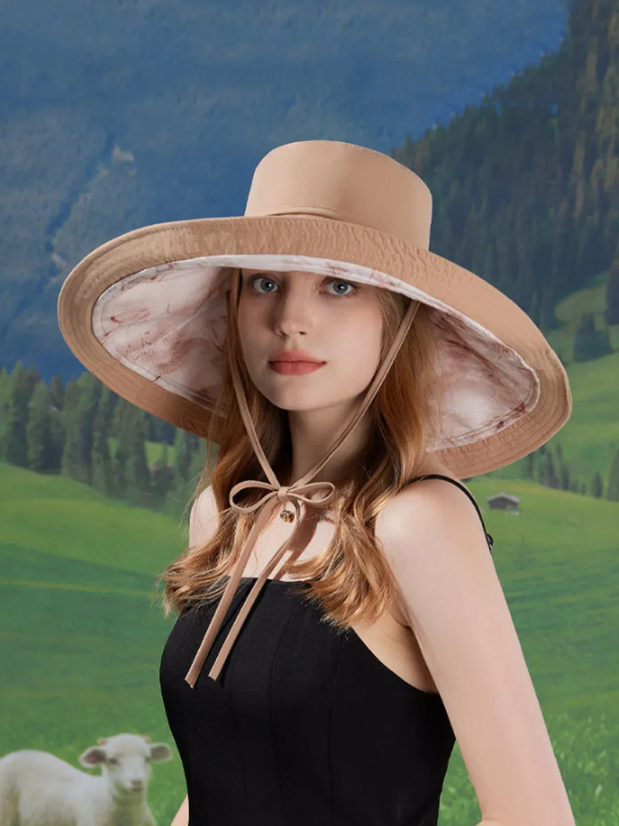 Women Summer Casual Dual-side Wearing Sunproof Hat