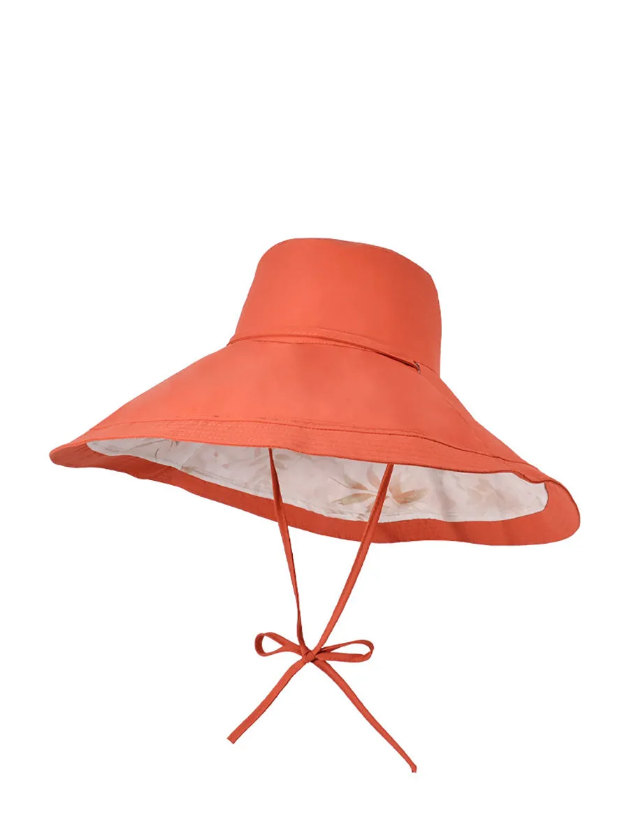 Women Summer Casual Dual-side Wearing Sunproof Hat