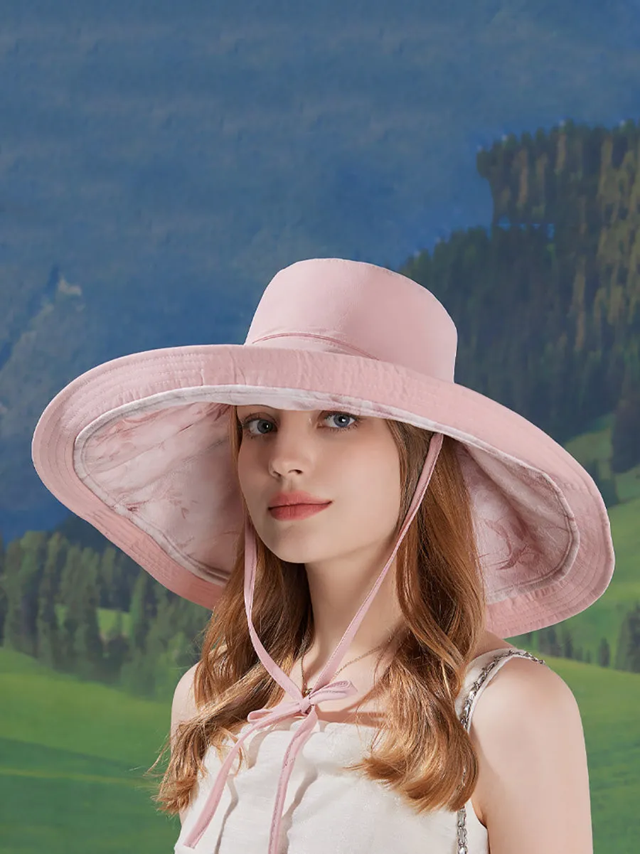 Women Summer Casual Dual-side Wearing Sunproof Hat