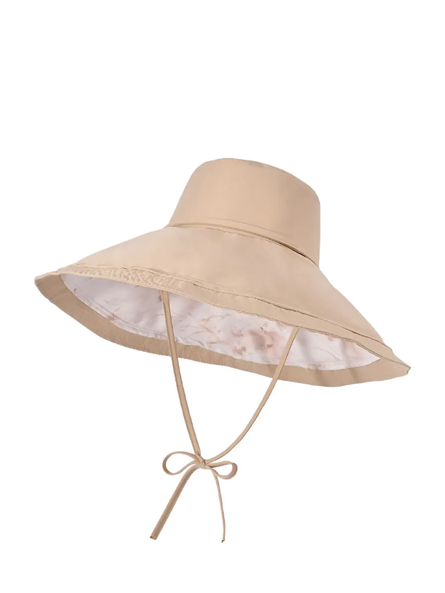 Women Summer Casual Dual-side Wearing Sunproof Hat