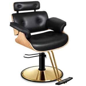 Wood Grain Salon Chair BS-110