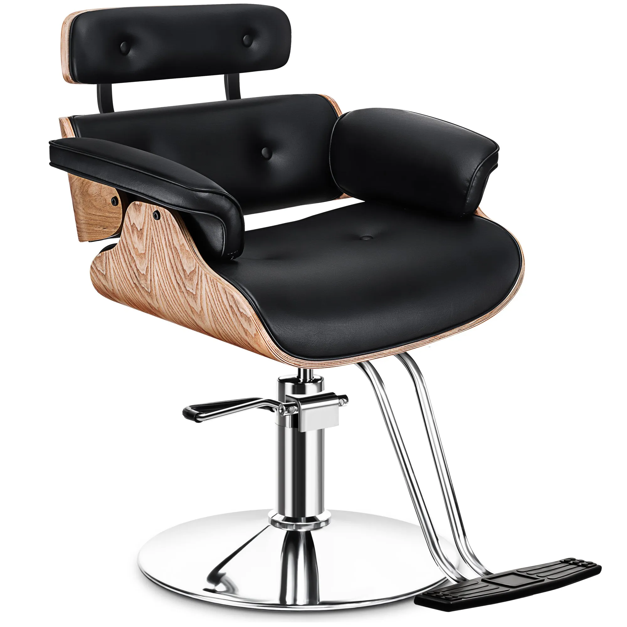 Wood Grain Salon Chair BS-110