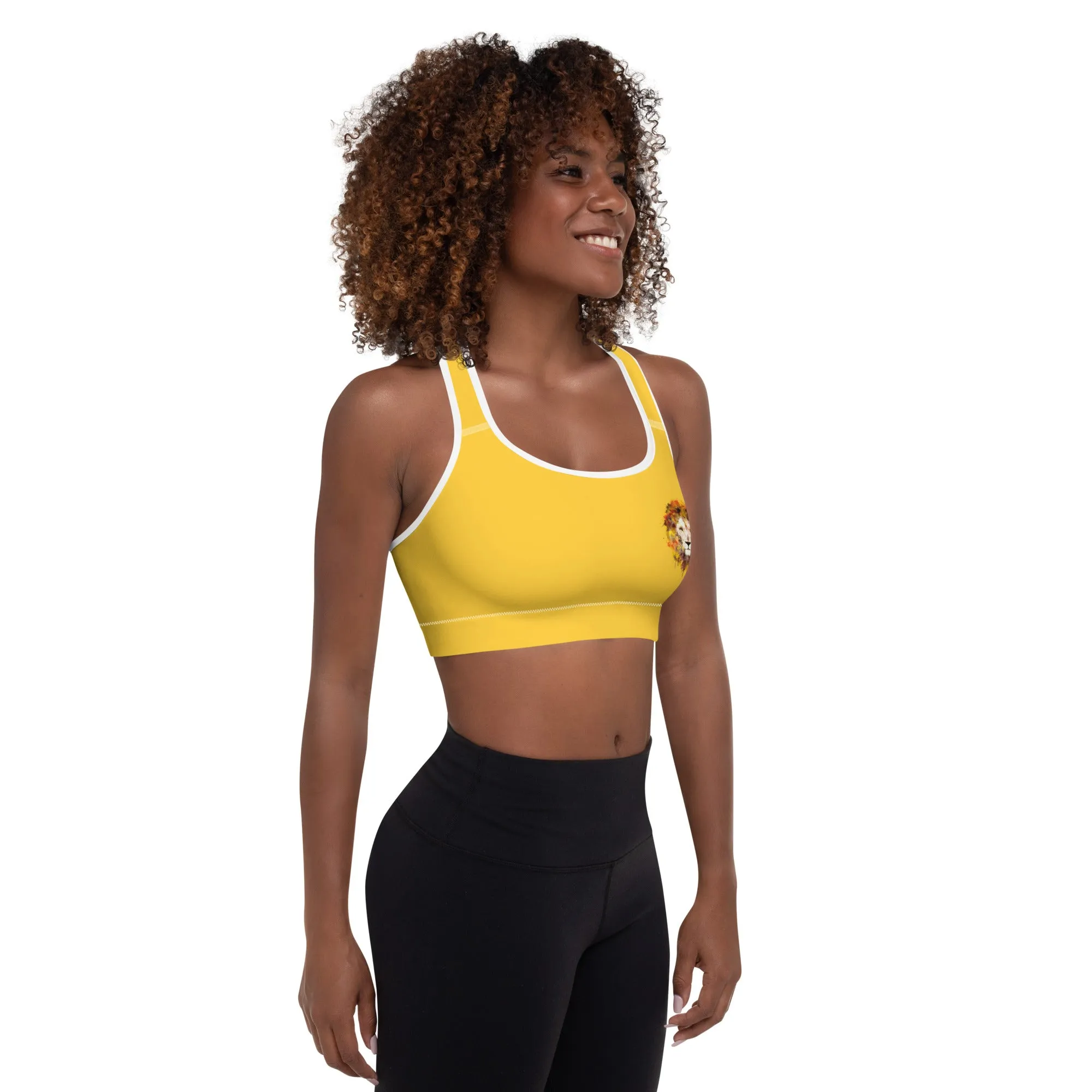 Yellow Sports Bra
