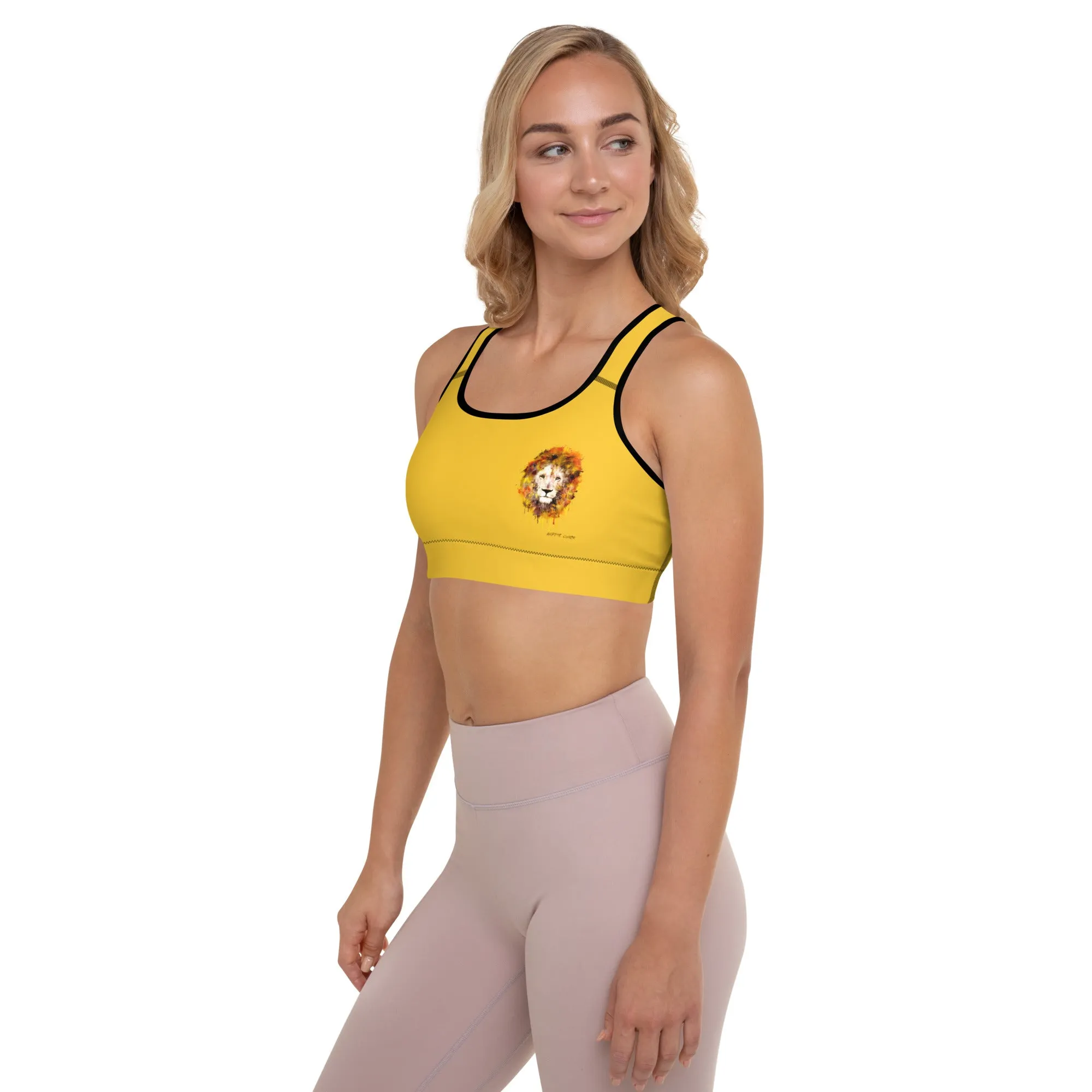 Yellow Sports Bra