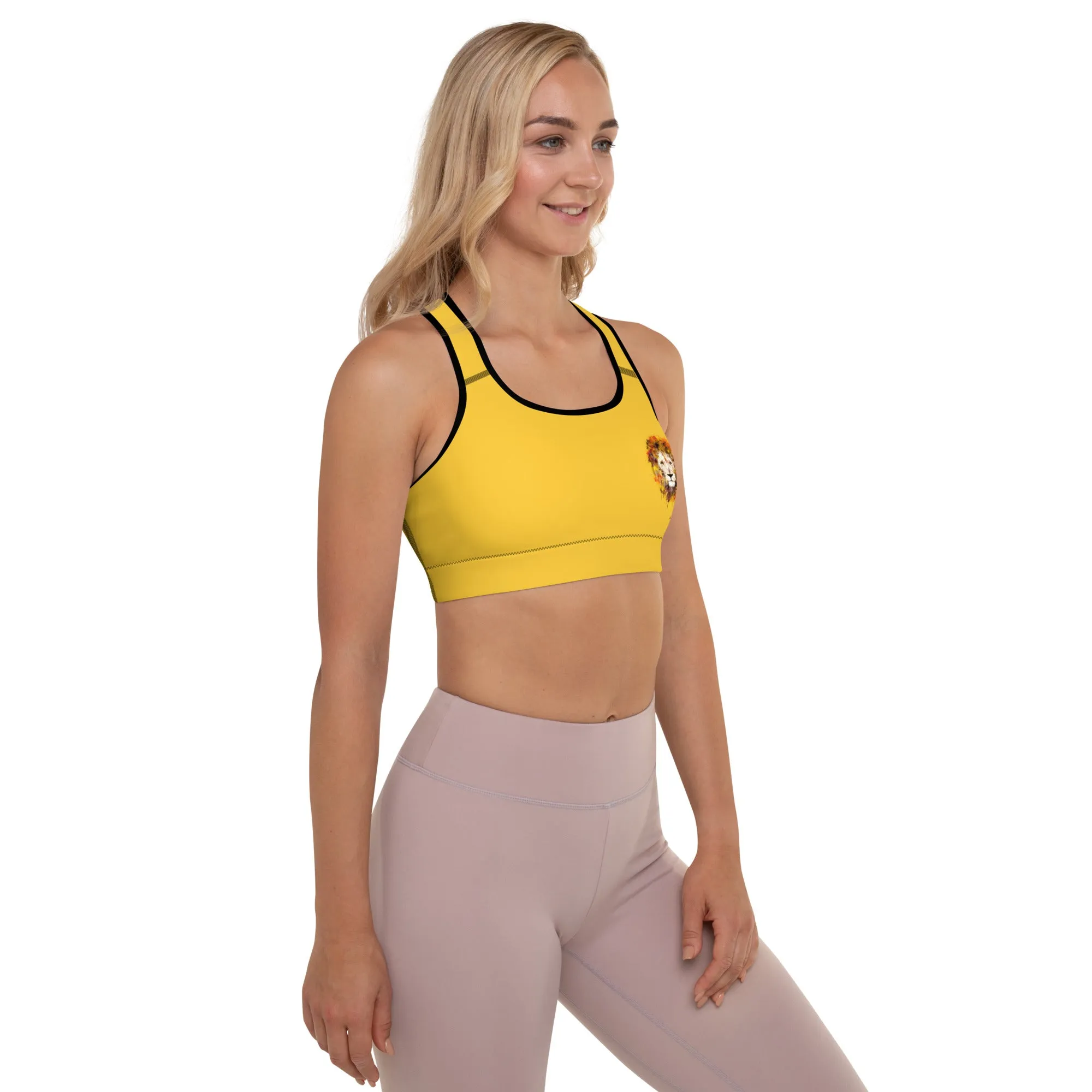 Yellow Sports Bra