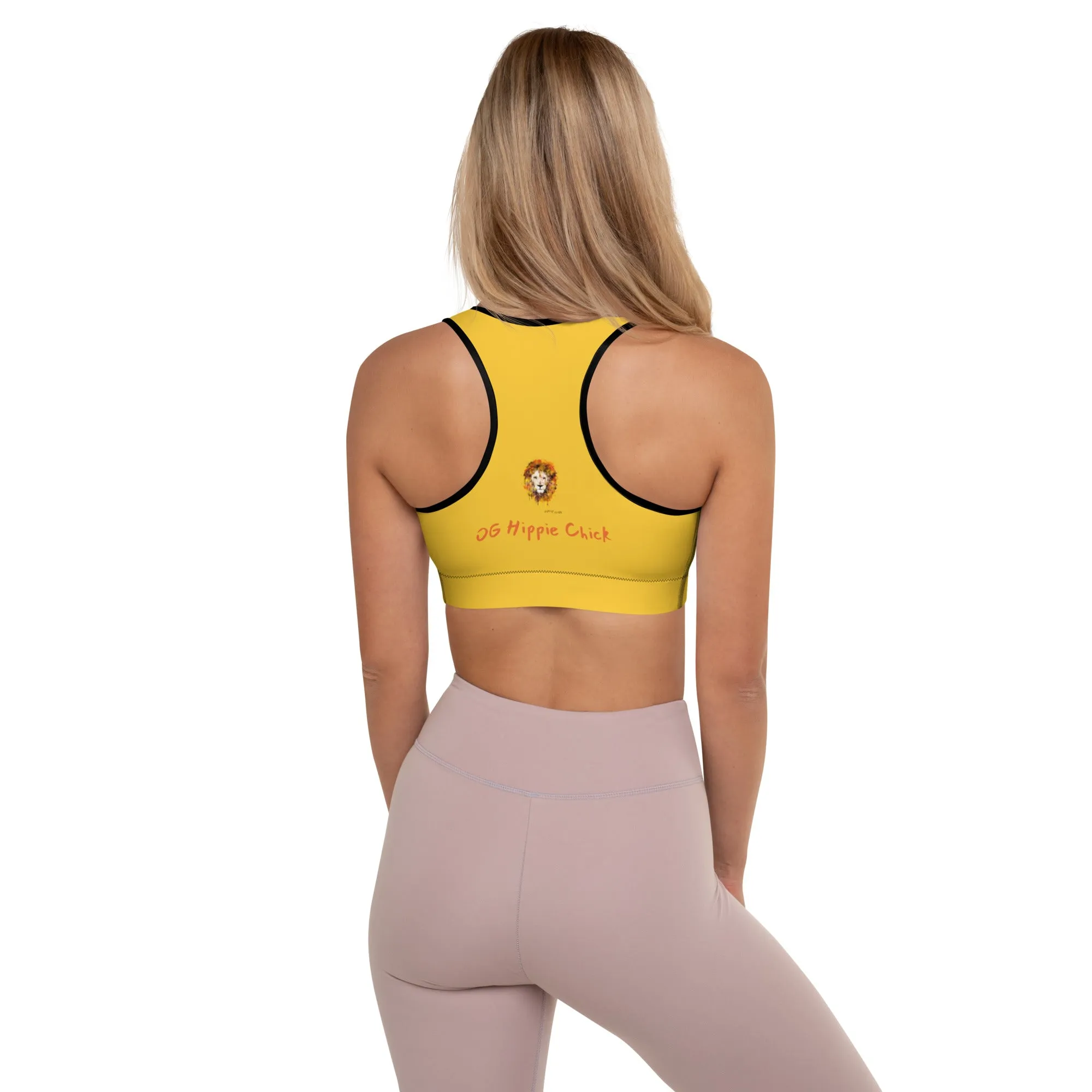 Yellow Sports Bra