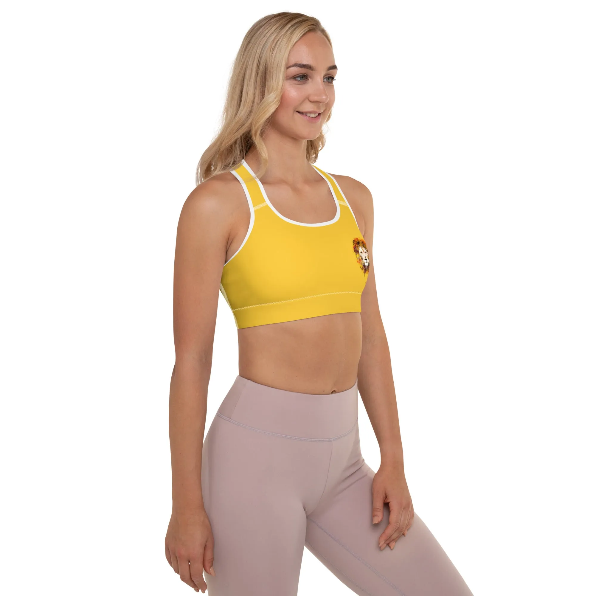 Yellow Sports Bra