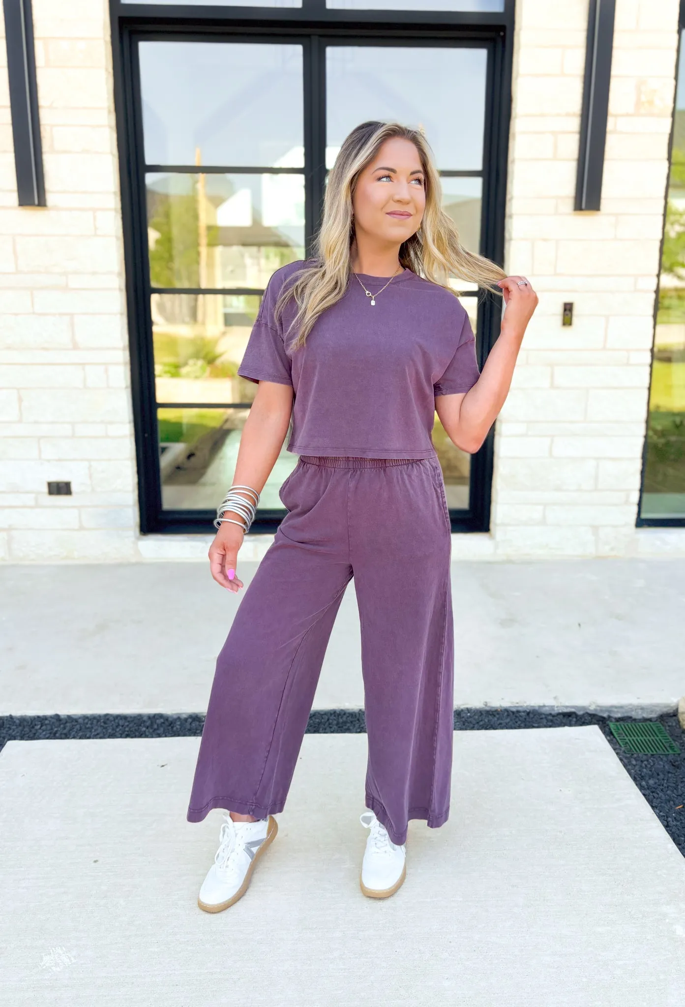 Z SUPPLY Sway Cropped Tee in Cocoa Berry