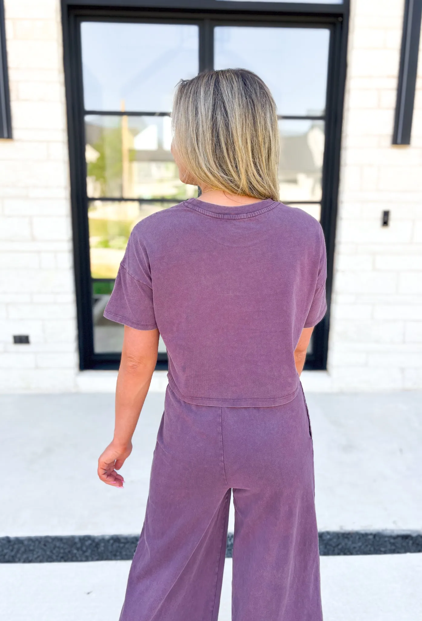 Z SUPPLY Sway Cropped Tee in Cocoa Berry